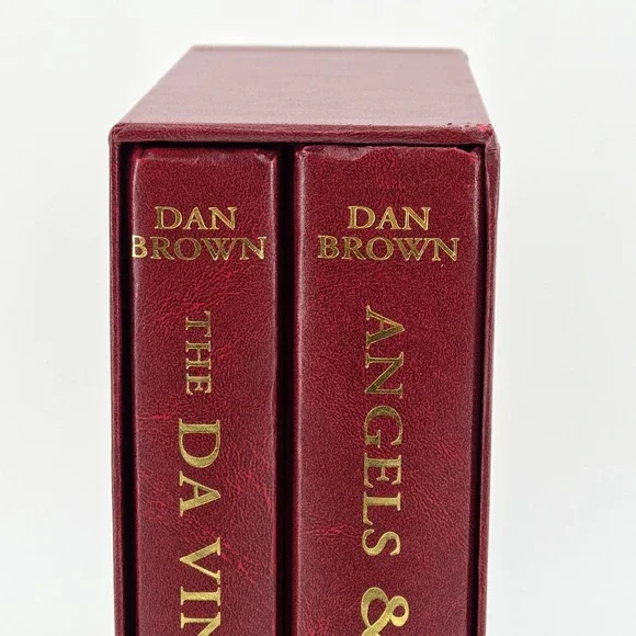 Dan Brown The Da Vinci Code Angels & Demons Hardcover Slipcase Set Atria Books - Picture 3 of 11